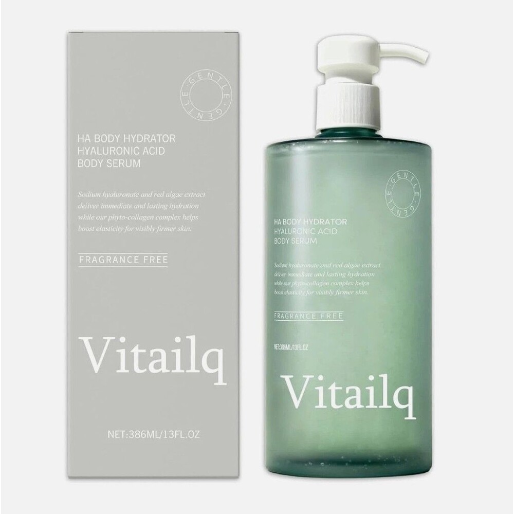Vitailq HA Body Hydrator Hyaluronic Acid Body Serum 13 oz Fragrance Free NEW